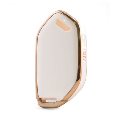 New Aftermarket Nano High Quality Cover For Kia Remote Key 4 Button White Color KIA-S11J4 | Emirates Keys