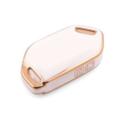 New Aftermarket Nano High Quality Cover For Kia Remote Key 6 Button White Color KIA-S11J6 | Emirates Keys