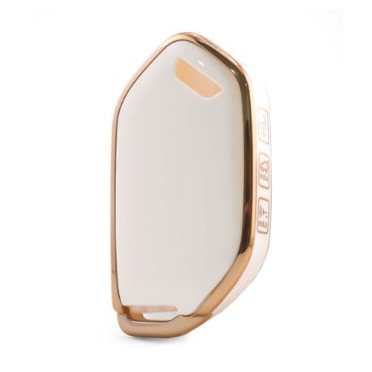 New Aftermarket Nano High Quality Cover For Kia Remote Key 7 Button White Color KIA-S11J7A | Emirates Keys