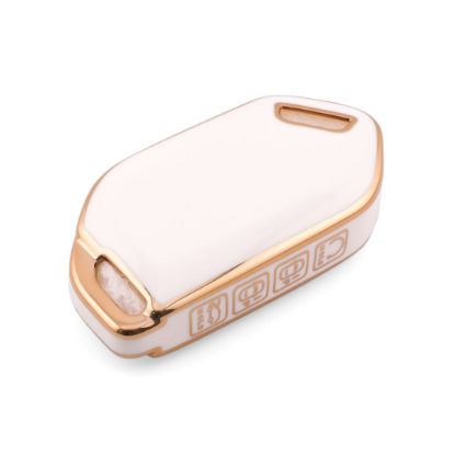 New Aftermarket Nano High Quality Cover For Kia Remote Key 8 Button White Color KIA-S11J8 | Emirates Keys