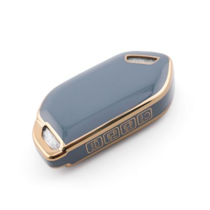 New Aftermarket Nano High Quality Cover For Kia Remote Key 8 Button Gray Color KIA-S11J8 | Emirates Keys