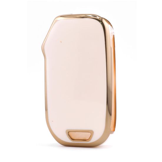 New Aftermarket Nano High Quality Cover For Kia Remote Key 3 Button White Color KIA-T11J3 | Emirates Keys