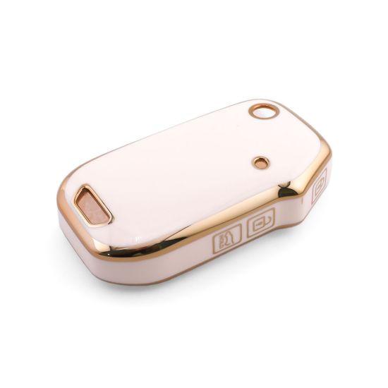New Aftermarket Nano High Quality Cover For Kia Remote Key 3 Button White Color KIA-T11J3 | Emirates Keys