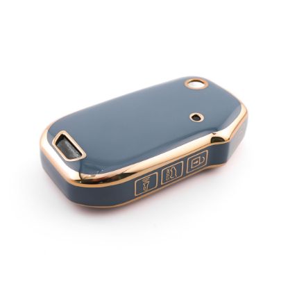 New Aftermarket Nano High Quality Cover For Kia Remote Key 4 Button Gray Color KIA-T11J4 | Emirates Keys