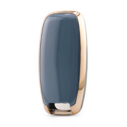 New Aftermarket Nano High Quality Cover For Nissan Remote Key 4 Button Gray Color NS-C11J4A | Emirates Keys