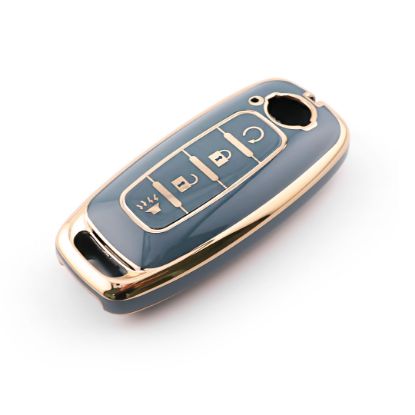 New Aftermarket Nano High Quality Cover For Nissan Remote Key 4 Button Gray Color NS-C11J4A | Emirates Keys