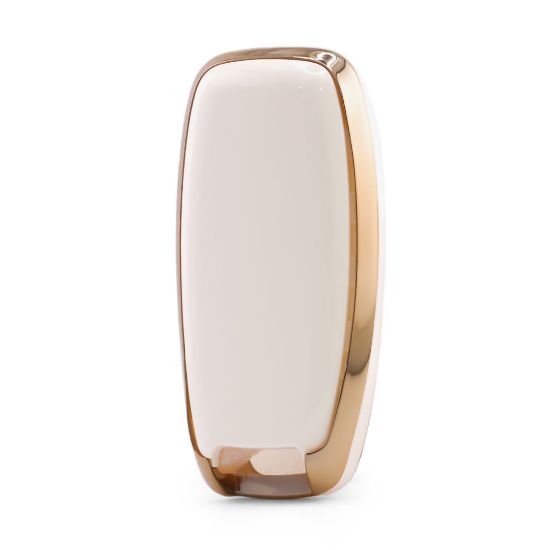 New Aftermarket Nano High Quality Cover For Nissan Remote Key 4 Button White Color NS-C11J4B | Emirates Keys