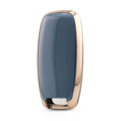 New Aftermarket Nano High Quality Cover For Nissan Remote Key 4 Button Gray Color NS-C11J4B | Emirates Keys