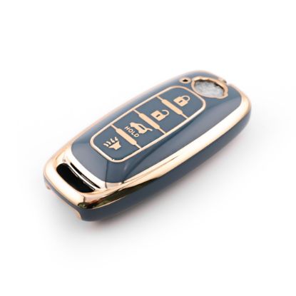 New Aftermarket Nano High Quality Cover For Nissan Remote Key 4 Button Gray Color NS-C11J4B | Emirates Keys