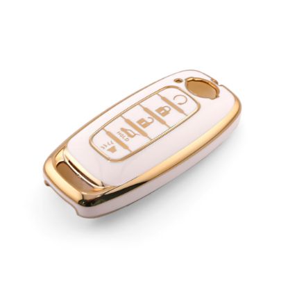 New Aftermarket Nano High Quality Cover For Nissan Remote Key 5 Button White Color NS-C11J5 | Emirates Keys