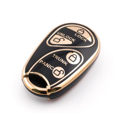 New Aftermarket Nano High Quality Cover For Nissan Remote Key 4 Button Black Color NS-E11J4 | Emirates Keys