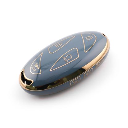New Aftermarket Nano High Quality Cover For Hyundai Remote Key 7 Button Gray Color HY-L11J7A | Emirates Keys