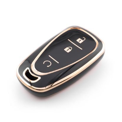 New Aftermarket Nano High Quality Cover For Chevrolet Remote Key 3 Button Black Color CRL-B11J3A | Emirates Keys