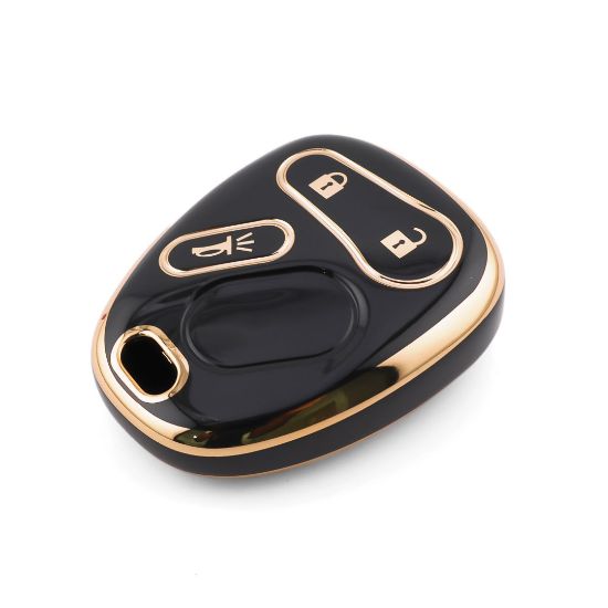 New Aftermarket Nano High Quality Cover For Chevrolet Remote Key 3 Button Black Color CRL-G11J3 | Emirates Keys