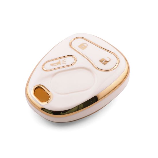 New Aftermarket Nano High Quality Cover For Chevrolet Remote Key 3 Button White Color CRL-G11J3 | Emirates Keys
