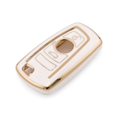 New Aftermarket Nano High Quality Cover For BMW Remote Key 3 Button White Color BMW-A11J3 | Emirates Keys