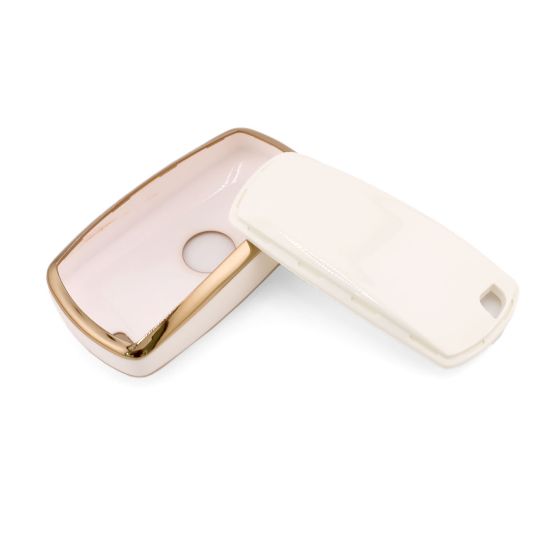 New Aftermarket Nano High Quality Cover For BMW Remote Key 3 Button White Color BMW-A11J3 | Emirates Keys