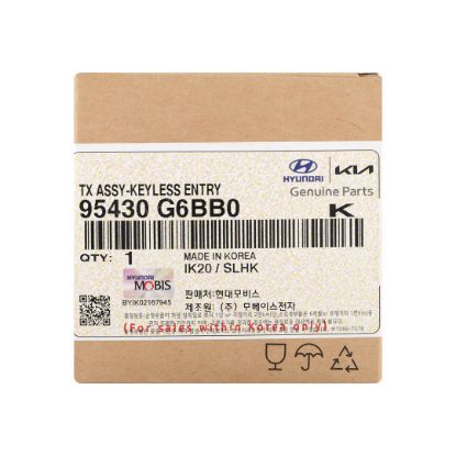 New Kia Picanto 2024 Genuine / OEM Flip Remote Key 3 Buttons 433MHz OEM Part Number: 95430-G6BB0 , 95430G6BB0 | Emirates Keys