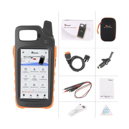 Xhorse VVDI Key Tool Max Pro XDKMP0EN Multi-Language Remote Programmer With MINI OBD Tool Function Support Read Voltage and Leakage Current | Emirates Keys