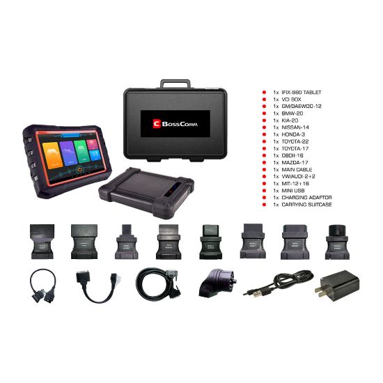 Picture of Autek BossComm IFIX-980 Intelligent Auto Diagnostic Scan Tablet Tool