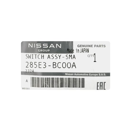 New Nissan Micra 2004 Genuine / OEM Smart Remote Key 2 Buttons 433MHz OEM Part Number: 285E3-BC00A / 285E3-AX086 | Emirates Keys