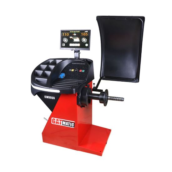 New GATmatic KWB-950 Wheel Balancer Machine High-precision Wheel Balancer Features A User-friendly Interface That Provides Fast Floor-to-floor Cycle Time | Emirates Keys