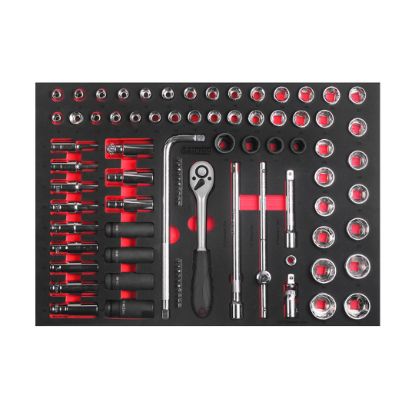 New GATmatic GTT381 ABS Tray Worktop Tool Cabinet With 381 Pcs Is Featured Long-last Durability. Each Drawer Features Full Extension Drawer Slides | Emirates Keys