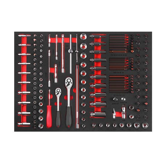 New GATmatic GTT381 ABS Tray Worktop Tool Cabinet With 381 Pcs Is Featured Long-last Durability. Each Drawer Features Full Extension Drawer Slides | Emirates Keys