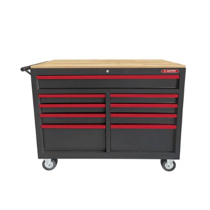 New GATmatic GEC905 Wood Worktop Tool Cabinet With Heavy-duty Casters Is Made From Strong Steel Which Is Covered By Powder Coating Finish | Emirates Keys