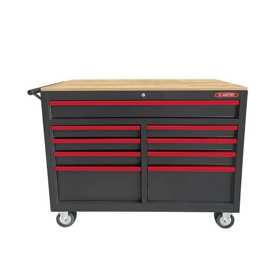 New GATmatic GEC905 Wood Worktop Tool Cabinet With Heavy-duty Casters Is Made From Strong Steel Which Is Covered By Powder Coating Finish | Emirates Keys