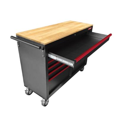 New GATmatic GEC905 Wood Worktop Tool Cabinet With Heavy-duty Casters Is Made From Strong Steel Which Is Covered By Powder Coating Finish | Emirates Keys