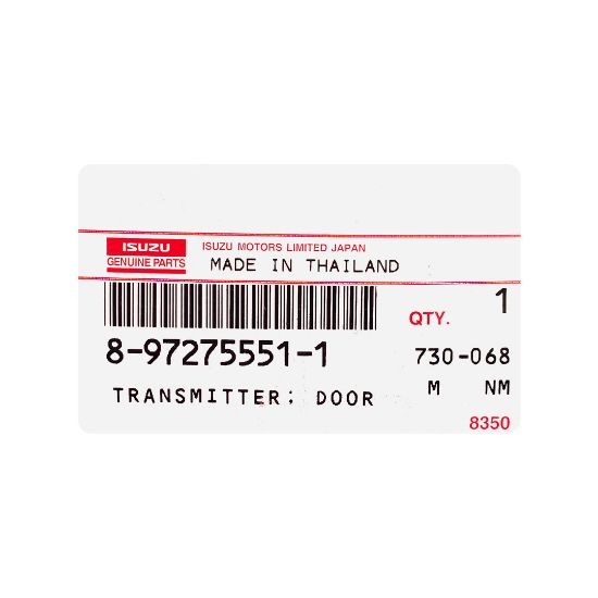 New Isuzu Genuine / OEM Smart Remote Key 2 Buttons 433MHz OEM Part Number: 8-97275551-1 | Emirates Keys
