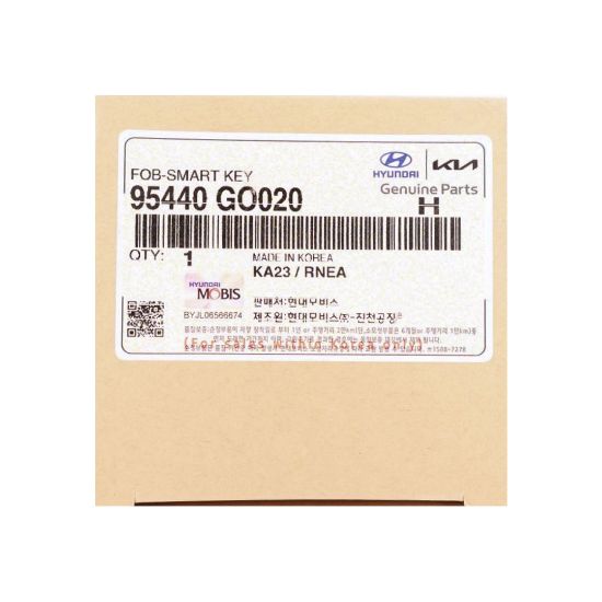 New Hyundai Genuine / OEM Smart Remote Key 7+1 Buttons 433MHz OEM Part Number: 95440-GO020, 95440GO020  | Emirates Keys