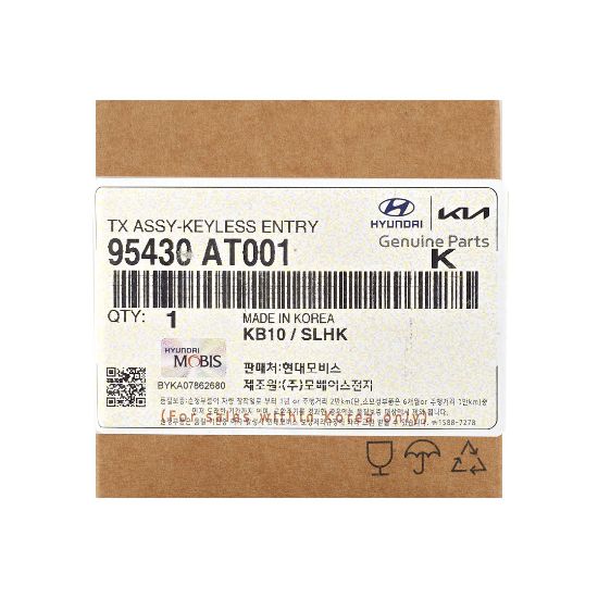 New KIA Niro 2025 Genuine / OEM Flip Remote Key 3+1 Buttons 433MHz OEM Part Number: 95430-AT001, 95430AT001 | Emirates Keys