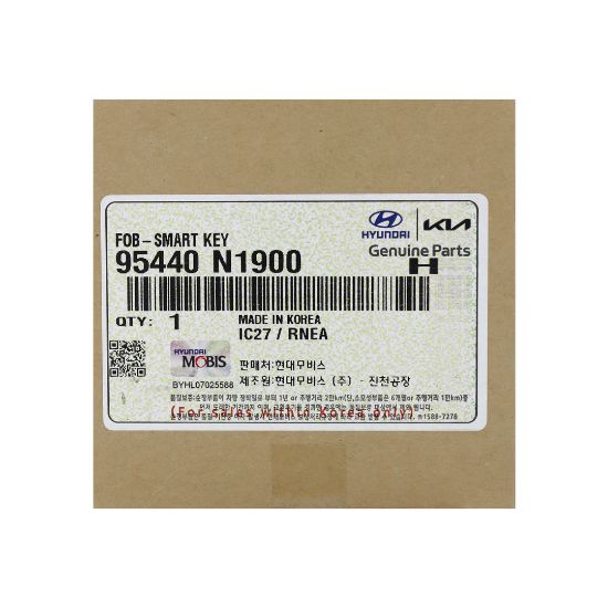 New Hyundai Grandeur 2023 Genuine / OEM Smart Remote Key 4+1 Buttons 433MHz OEM Part Number: 95440-N1900 / 95440-N1900 | Emirates Keys