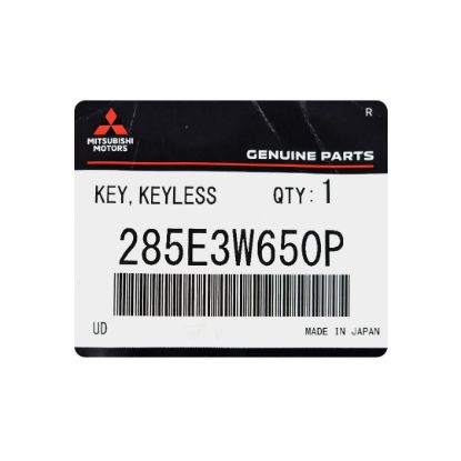 New Mitsubishi Eclipse Cross 2024 Genuine / OEM Smart Remote Key 3+1 Buttons 315MHz OEM Part Number: 285E3W650P - FCC ID: GHR-M013-GTB | Emirates Keys