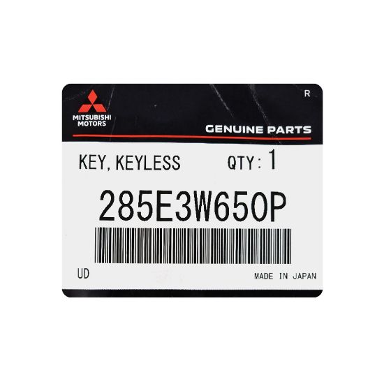 New Mitsubishi Eclipse Cross 2024 Genuine / OEM Smart Remote Key 3+1 Buttons 315MHz OEM Part Number: 285E3W650P - FCC ID: GHR-M013-GTB | Emirates Keys