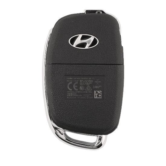 New Hyundai Venue 2021 Genuine / OEM Flip Remote Key 3 Buttons 433MHz OEM Part Number: 95430-K3001, 95430K3001 - FCC ID: SVI-AERGE03 | Emirates Keys