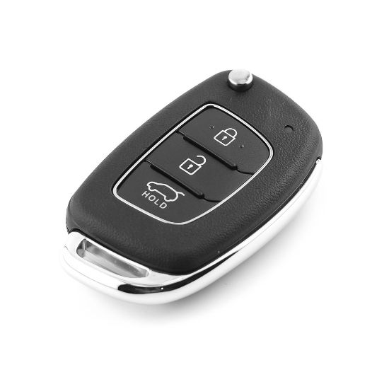 New Hyundai Venue 2021 Genuine / OEM Flip Remote Key 3 Buttons 433MHz OEM Part Number: 95430-K3001, 95430K3001 - FCC ID: SVI-AERGE03 | Emirates Keys