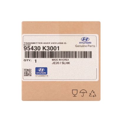 New Hyundai Venue 2021 Genuine / OEM Flip Remote Key 3 Buttons 433MHz OEM Part Number: 95430-K3001, 95430K3001 - FCC ID: SVI-AERGE03 | Emirates Keys