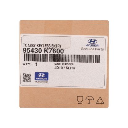 New Hyundai I10 2024 Genuine / OEM Flip Remote Key 3 Buttons 433MHz OEM Part Number: 95430-K7600, 95430K7600 | Emirates Keys