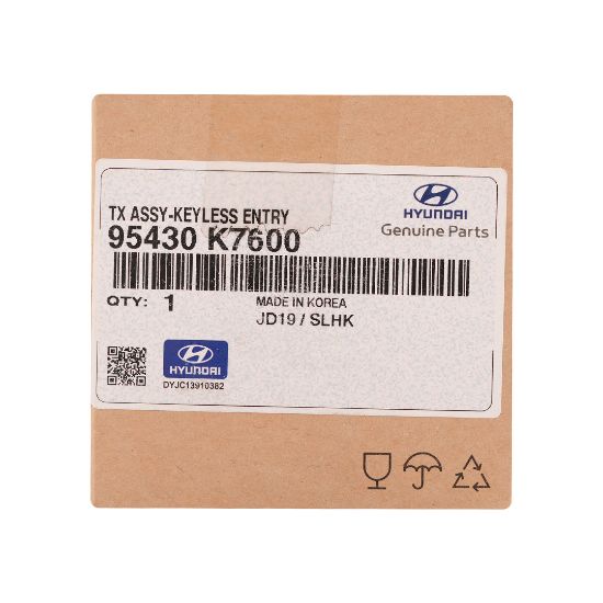 New Hyundai I10 2024 Genuine / OEM Flip Remote Key 3 Buttons 433MHz OEM Part Number: 95430-K7600, 95430K7600 | Emirates Keys