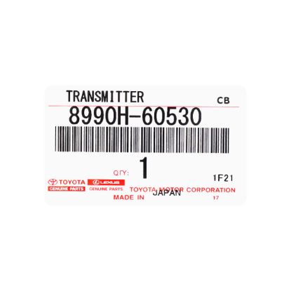 New Toyota Land Cruiser 2022 Genuine / OEM Smart Remote Key 3+1 Button 433.58/434.42MHz OEM Part Number: 8990H-60530 / 8990H-60531 | Emirates Keys