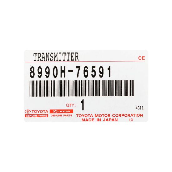 New Lexus UX250 2020-2024 Genuine / OEM Smart Remote Key 3+1 Buttons 314.35/312.11MHz OEM Part Number: 8990H-76591 / 8990H-76590 / 8990H-76610 | Emirates Keys