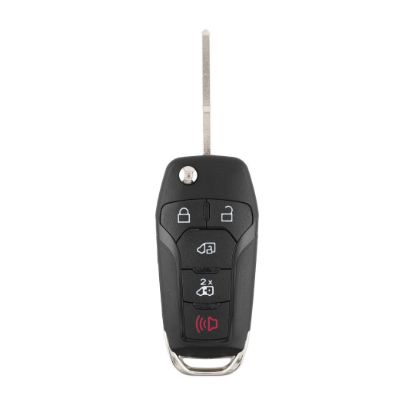 New Aftermarket Ford Transit 2020-2023 - Flip Remote Key 4+1 Buttons 315 MHz Compatible Part Number: 164-R8255 - FCC ID: N5F-A08TAA | Emirates Keys