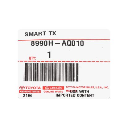 New Toyota Camry 2023 Genuine / OEM Smart Remote Key 3+1 Buttons 314.35/ 312.11MHz OEM Part Number: 8990H-AQ010, 8990HAQ010 | Emirates Keys