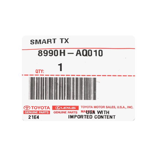 New Toyota Camry 2023 Genuine / OEM Smart Remote Key 3+1 Buttons 314.35/ 312.11MHz OEM Part Number: 8990H-AQ010, 8990HAQ010 | Emirates Keys