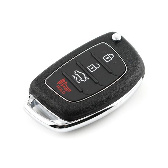 New Hyundai Elantra 2014 Genuine / OEM Flip Remote Key 3+1 Buttons 433MHz OEM Part Number: 95430-3X300, 954303X300 | Emirates Keys