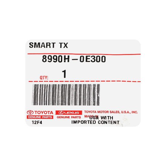 New Lexus RX 2022 Genuine / OEM Smart Remote Key 3+1 Buttons 314.35/312.11MHz OEM Part Number: 8990H-0E300, 8990H0E300 - FCC ID: HYQ14FLB | Emirates Keys