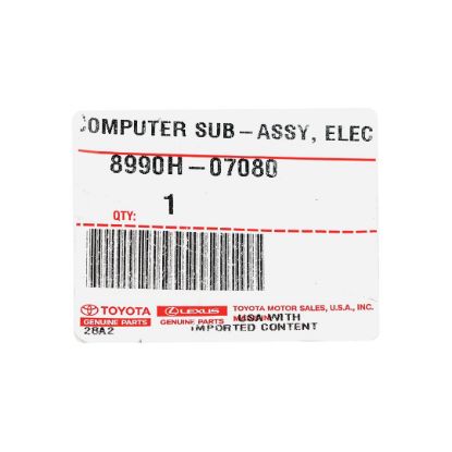 New Toyota Avalon 2019-2023 Genuine / OEM Smart Remote Key 3+1 Buttons 314.35/312.11MHz OEM Part Number: 8990H-07080, 8990H07080 - FCC ID: HYQ14FBC | Emirates Keys